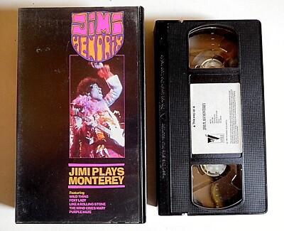 Jimi Hendrix - Jimi Plays Monterey - - VHS Videokassette  