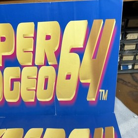 Old ORIGINAL STICKER Set Neo Geo Hyper 64 Cabinet arcade video game part