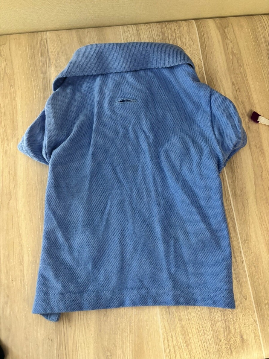 Polo Ralph Lauren Dog Polo Shirt Blue Cotton M Puppy Pet