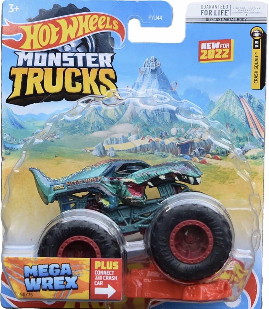 Mega Wrex Hot Wheels 1:64 Monster Trucks 2022 Series Plus Connect