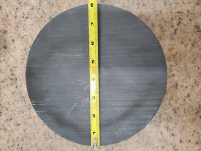 Graphite Anode Electrode High Purity Round 8'' x 2'' 6.5lbs appr.