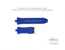 Invicta Blue Rubber Wristwatch Bands for sale