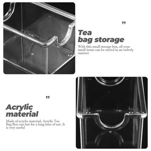 Storage Coffee Station Bag Organizer Sugar Packet Holder For Coffee Bar Cabinet - Picture 3 of 12