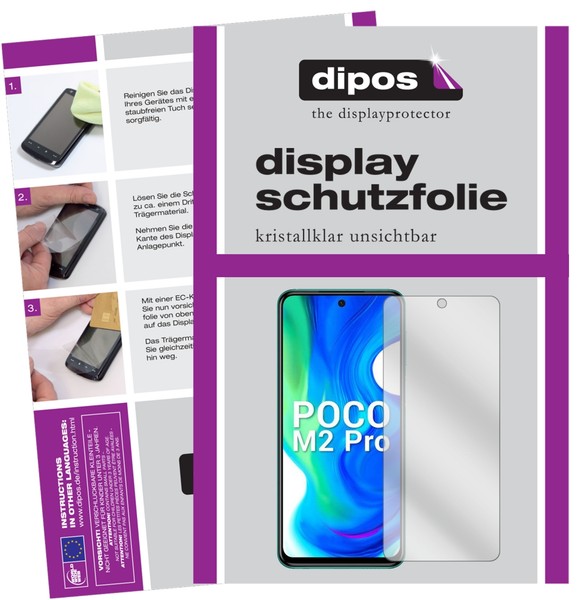 3+3X Schutzfolie FüR Poco M2 Pro Klar Displayschutzfolie Folie Display Schutz-image