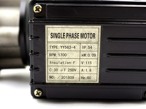 Nord Flexbloc Speed Reducer Gear Box w/ Single Phase AC Motor YY563-4, SK1SI31 - Picture 4 of 5