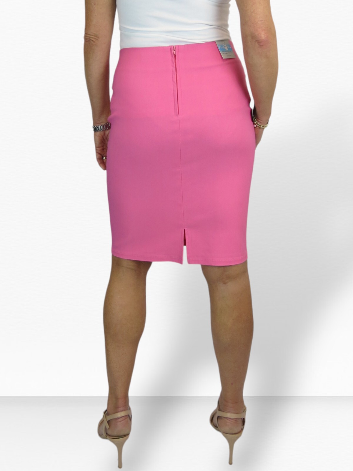 2912340 Pink Pencil Skirt
