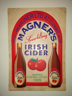 Magner's Irish cider metal tin sign Pub Decor Man Cave 11.5x16.5