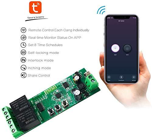 Newgoal 2-Channel WiFi Smart Switch Relay Module TUYA/Smart Life App ...