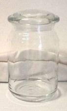 1 -YANKEE Glass Candle JAR w/Cap Lid, EMPTY 22oz Size, Clean, Wax-Free/Glue-Free