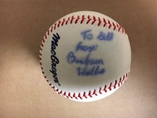 Barbara Walters Signed MacGregor Baseball!  Clean ball with JSA