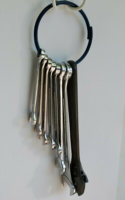 The wrench ring organizer is a heavy-duty steel ring with multiple uses. Medium 