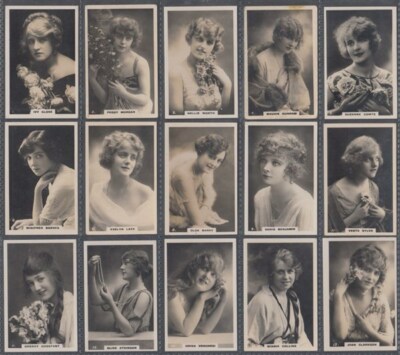 CIGARETTE CARDS PART SET HIGNETT, BEAUTIES (CHESS) (SET 1) 1927 (ID:EB120A) 