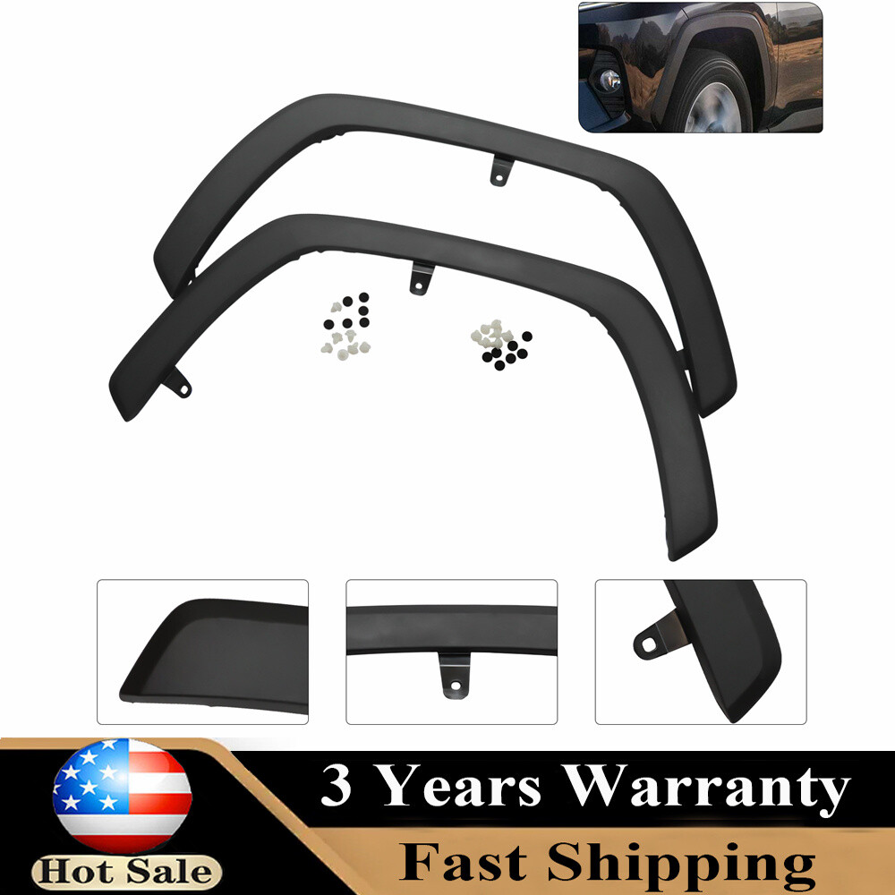 2Pcs Front Fender Wheel Well Flare Arch Molding For Toyota Rav4 2019 2020 2021