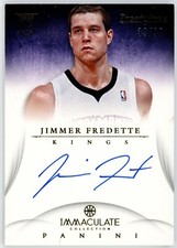 2012-13 Immaculate Inscriptions Jimmer Fredette On-Card Auto 39/99