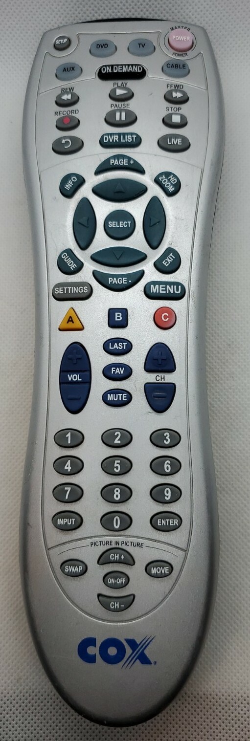 Control (urc-7820dbp1-0009-r) 20311 Rc1675606/01b