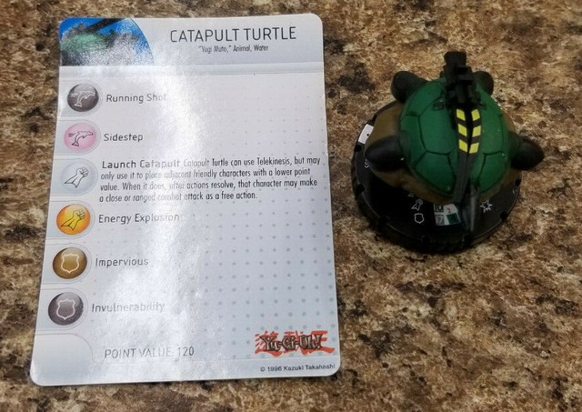 HEROCLIX WizKidz INDY YuGiOh! Catapult Turtle 035 Series 1 | eBay