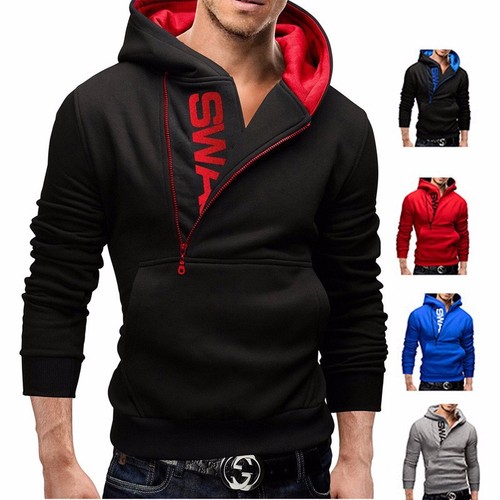 Stylish Men's Slim Warm Hooded 