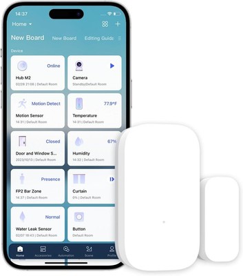 Aqara Door and Window Sensor, Requires Hub, Not Support Hubs from White 