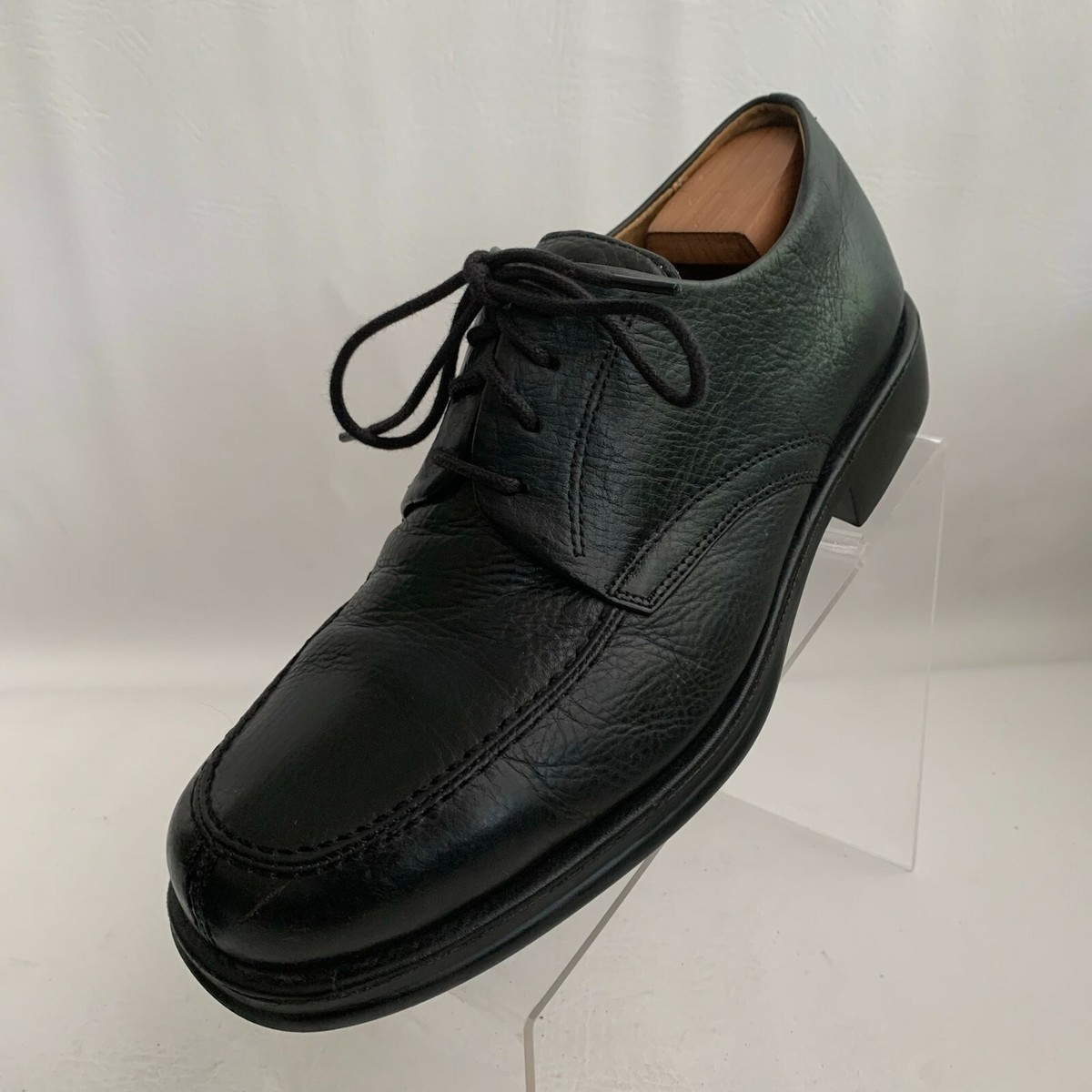 Sandro Moscoloni Vineyard Oxford Black Leather Apron Split  display picture 3
