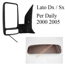 SPECCHIO RETROVISORE VETRO PICCOLO ADATTO A PER  IVECO DAILY 00/06  500371329