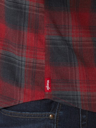 Wrangler Men's Premium Slim Fit Button-up Long Sleeve Plaid Shirts: S-3XL - Picture 13 of 17