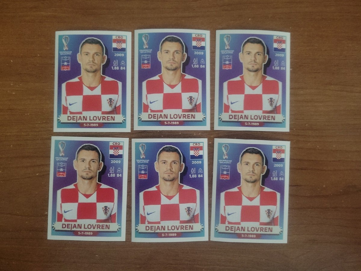 x 2022 Panini FIFA World Cup Qatar Album Sticker Dejan Lovren Croatia  #CRO