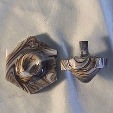 ANDY DAVIS, Glass Art Spinning Hex Top Base, 213C