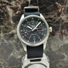 SEIKO 5 Sports SRPG37 BLACK DIAL Lumi Black nylon str SRPG37-MINT 5