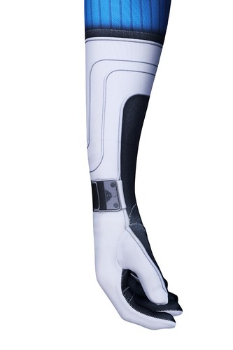 Costume cosplay Johnny Storm Human Torch The Fantastic Four body Zentai - Foto 17 di 20