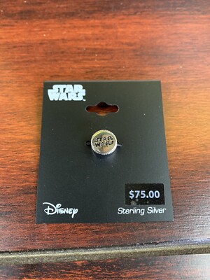 Star Wars Sterling Silber Star Wars Logo Perle Charm Disney