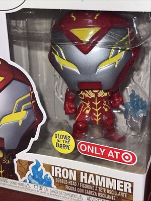 FUNKO POP INFINITY WARPS IRON HAMMER GLOW 857 SPECIAL EDITION EXC W Protector C3