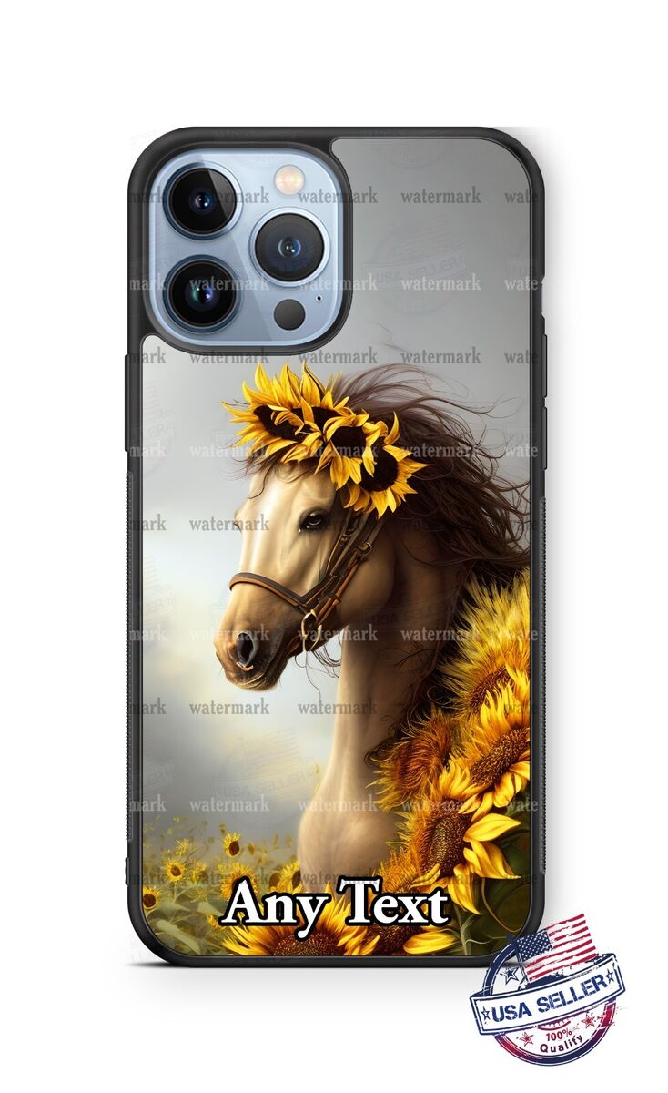 Horse Playing Art Painting Custom Phone Case Cover For iPhone Samsung  Google etc