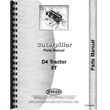 Caterpillar D4 Crawler Parts Manual Catalog 5T1 & Up