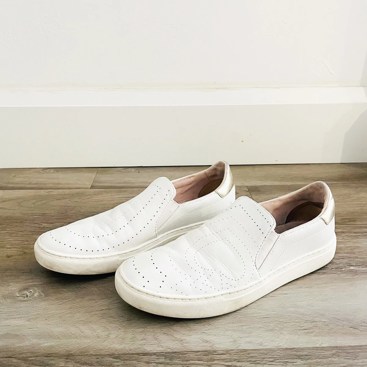 Kate spade white slip on best sale sneakers