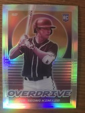 2021 Panini Chronicles Overdrive Silver Prizm RC Ha-Seong Kim San Diego Padres