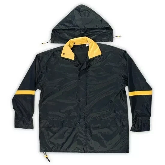 CLC R1032X 3 Piece Deluxe Nylon Rain Suit, Black, 2XL - Image 2 of 4