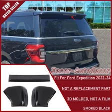 3RD Brake Light Tail Light Lamp Cover Trim For Ford Expedition 22-24 Smoky Black