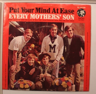 Bild Ärmel 45 Every Mother's Son - Put Your Mind At Ease / The Proper Vier