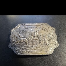 Vintage Americas Heroes - Fire Department - New York. Lewis Buckles Chicago