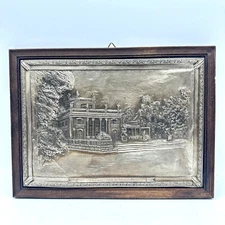 Vintage 1973 Palace On The Isle Warsaw Pałac w łazienkach Bas 3D Relief Marked