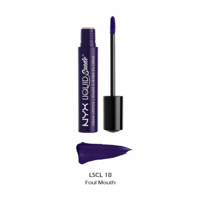 NYX LIQUID SUEDE CREAM LIPSTICK, 0.13 Oz. - 4 ml. #18 FOUL MOUTH  FREE SHIPPING