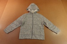 Old Navy Boys Size Small 6-7 Gray Favorite Fleece Oversized Zip Hoodie NWT