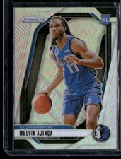 2024-25 Panini Prizm #255 Melvin Ajinca Prizms Silver
