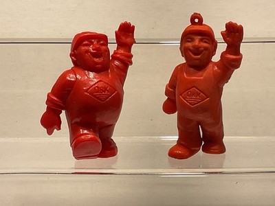 Bully Werbefigur Promo 70/80er Jahre Bully 2 x Figur Rohling selten O & K Set