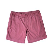 Peter Millar Coral Crown Dock Shorts Men XL Ripstop Material Pull On UPF Comfort