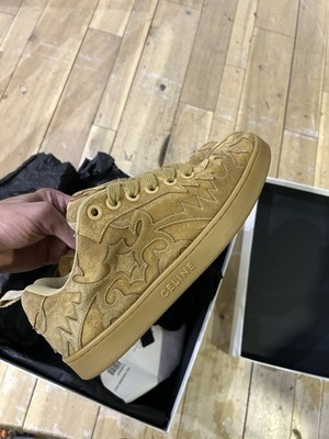 Size 41 - 8 - Celine Men's Huntington low-top sneakers - Tan Suede