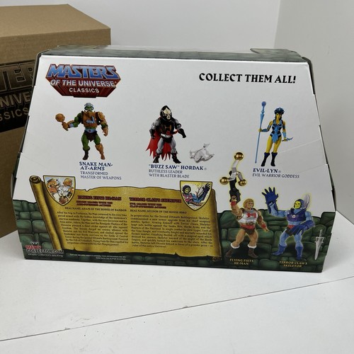 MOTU Classics Terror Claws Skeletor And Flying Fists He-Man New 2015 W/ Mailer - Picture 4 of 8