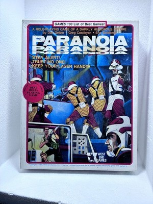 Paranoia ~ 1st Edition ~ Role-Playing Game Complete 1984 Box Set