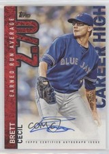 2015 Topps Career High Auto Brett Cecil #CH-BC Auto 0kz8