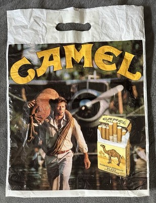 Seltene Camel Zigaretten Vintage Tragetasche Plastiktüte Spanisch Duty Free
